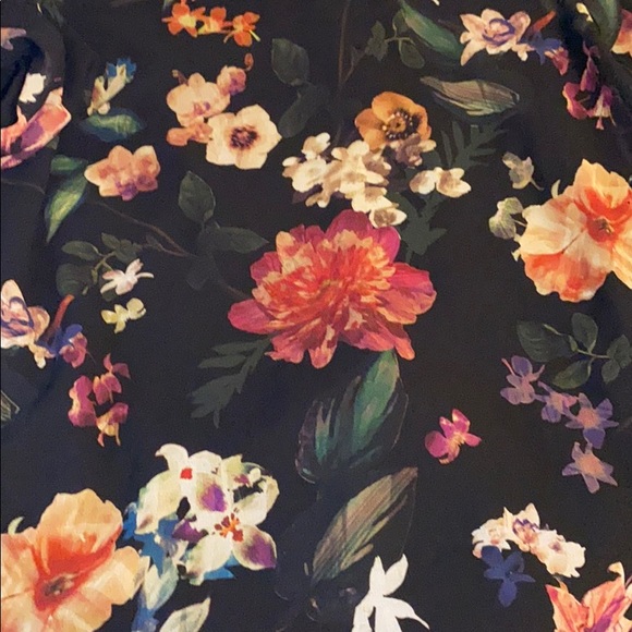 Karen Kane High-Low Floral Print Party Dress - Picture 7 of 7